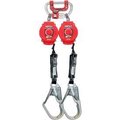 Honeywell North Miller Twin Turbo G2 6'L Fall Protection System, Steel Rebar Hooks, MFLC4Z76FT MFLC-4-Z7/6FT